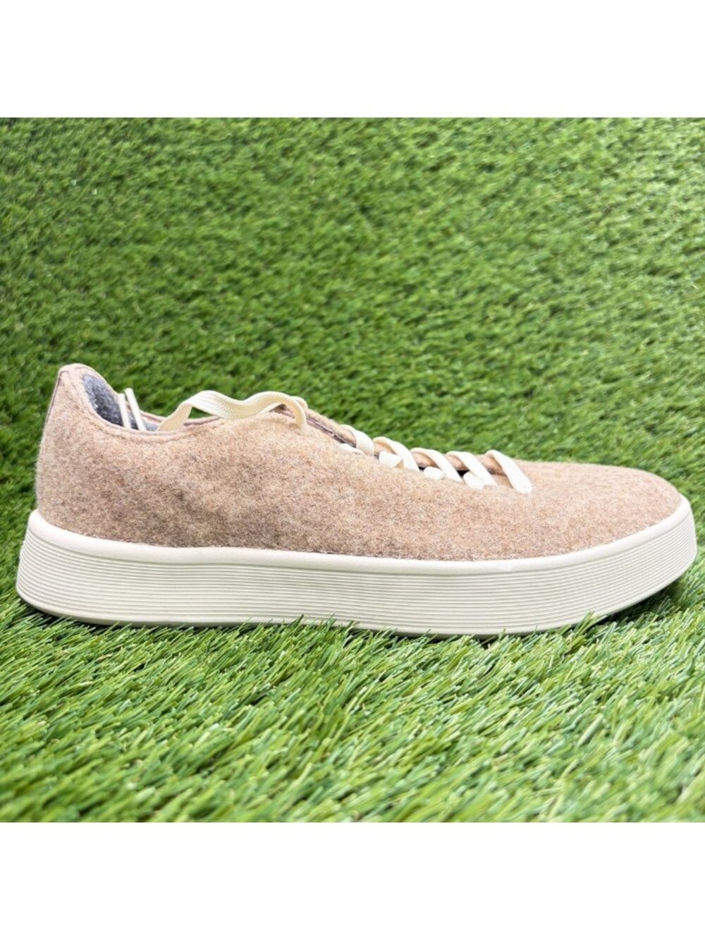 Allbirds Wool Runner NZ Womens Size 7 Beige Athletic Running Shoes Sneakers